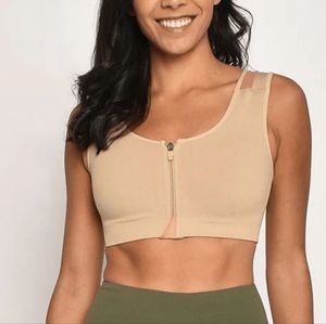 ALIGNMED ZIPPER POSTURE SPORTS BRA FOR WOMEN